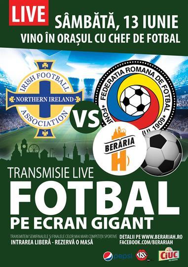 Concert OCCF - North Ireland vs Romania, Saturday, 13 June 2015 20:00, Beraria H