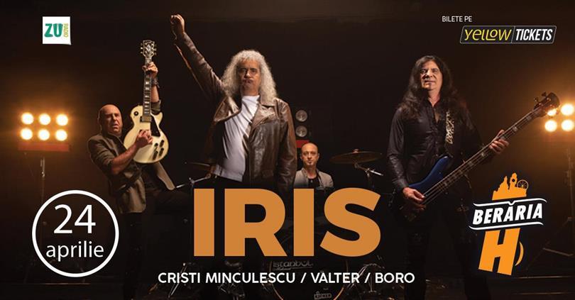 Concert Concert IRIS Cristi Minculescu, Valter și Boro | București - Berăria H, miercuri, 24 aprilie 2024 18:00, Beraria H