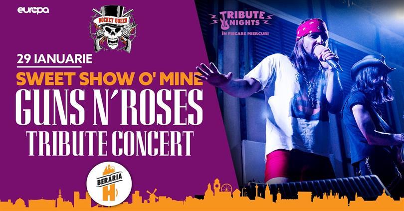 Concert Sweet Show O' Mine // Guns N' Roses Tribute by Rocket Queen [IT], miercuri, 29 ianuarie 2020 19:30, Beraria H