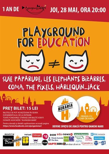 Concert Playground For Education, joi, 28 mai 2015 20:00, Beraria H