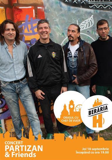 Concert PARTIZAN & Friends Concert, Thursday, 18 September 2014 19:00, Beraria H