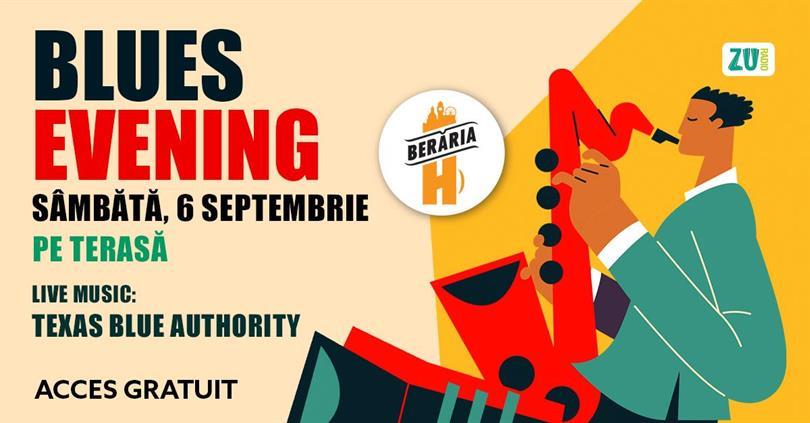 Concert Blues Evening with Texas Blues Authority // On the Terrace, Saturday, 06 September 2025 17:00, Beraria H