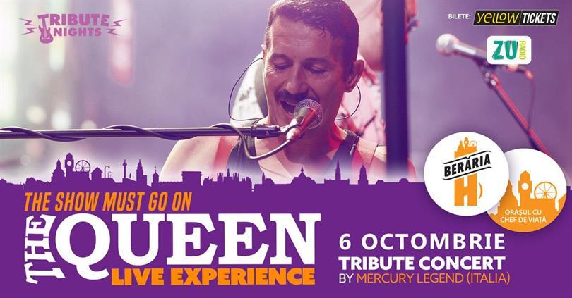Concert „The Show Must Go On” – Queen Tribute Concert by Mercury Legend (Italy) @Berăria H, marți, 06 octombrie 2026 18:00, Berăria H
