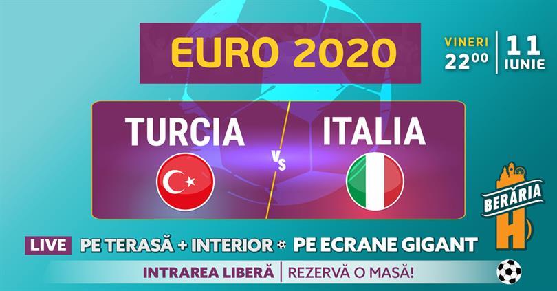 Concert Turcia - Italia | EURO 2020, vineri, 11 iunie 2021 18:00, Beraria H