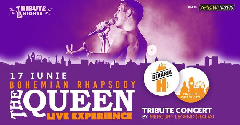 Concert "Bohemian Rhapsody" | QUEEN Tribute Concert by Mercury Legend (Italia) pe 17 iunie, luni, 17 iunie 2024 20:00, Beraria H