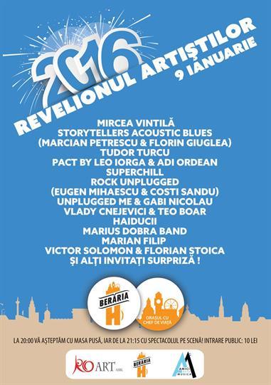 Concert Artists' NYE 2016, Saturday, 09 January 2016 20:00, Beraria H