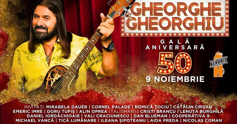 Concert Gheorghe Gheorghiu – 50 Years on Stage, Sunday, 09 November 2025 18:00, Beraria H