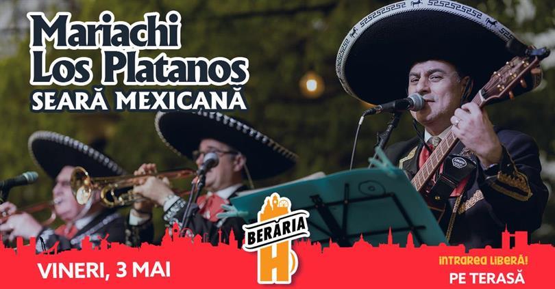 Concert Mariachi Los Platanos | #live #PeTerasă | Seară Mexicană, vineri, 03 mai 2024 17:00, Beraria H