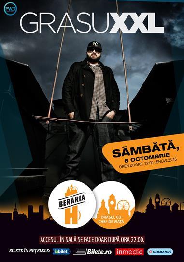 Concert Concert Grasu XXL & live band + invitati, sâmbătă, 08 octombrie 2016 22:00, Beraria H