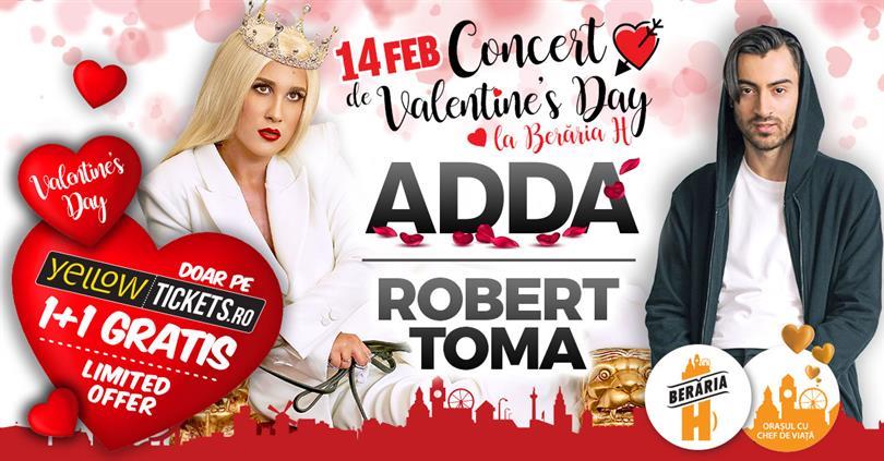 Concert ADDA // Robert Toma // Concert de Valentine's Day @ Berăria H, joi, 14 februarie 2019 19:30, Beraria H