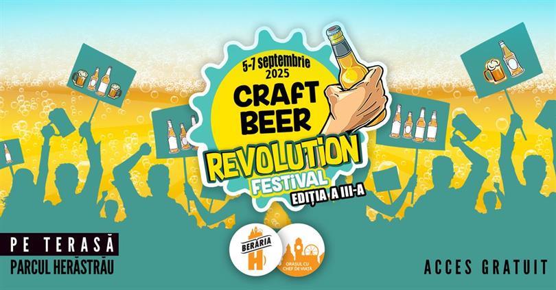 Concert Craft Beer Revolution Festival 2025 | ziua 2 (sâmbătă, 6 septembrie), sâmbătă, 06 septembrie 2025 10:00, Beraria H