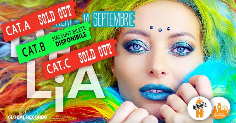 Concert DELIA in concert at Berăria H, Friday, 14 September 2018 21:00, Beraria H