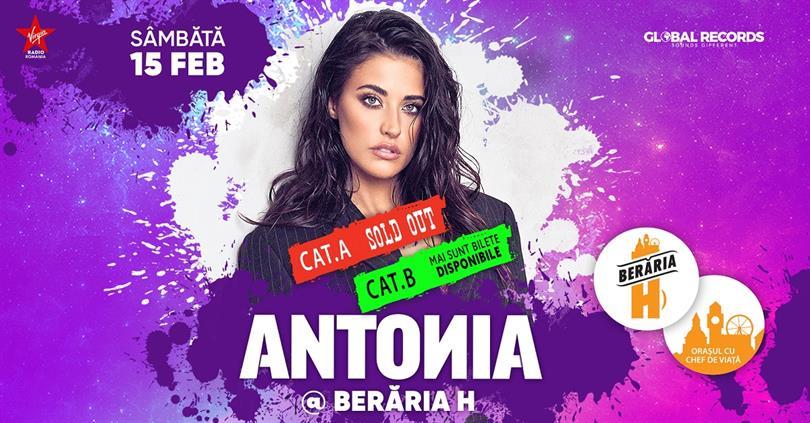 Concert Antonia // 15 februarie // Berăria H, sâmbătă, 15 februarie 2020 17:30, Beraria H