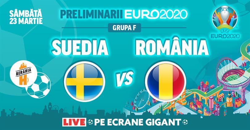 Concert Suedia vs. România // Preliminarii CE 2020 // Berăria H, Saturday, 23 March 2019 18:00, Beraria H