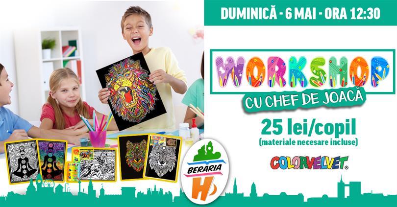 Concert Workshop pentru copii: Colorvelvet, duminică, 06 mai 2018 12:00, Beraria H