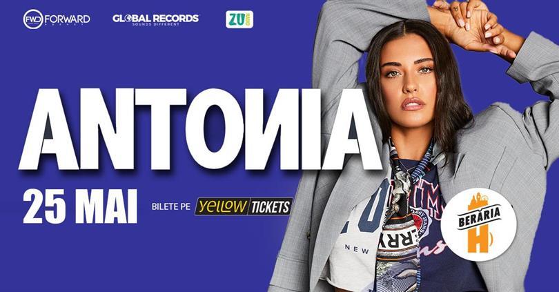 Concert Antonia cântă la Berăria H, duminică, 25 mai 2025 17:30, Beraria H