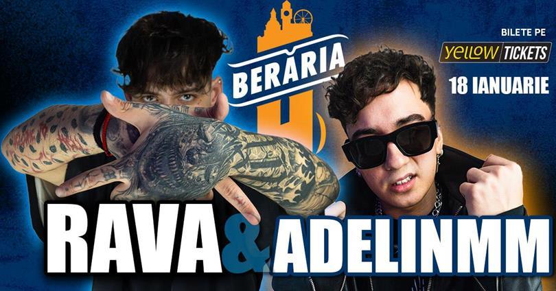 Concert Rava & AdelinMM are coming to Berăria H on January 18th, Sunday, 18 January 2026 20:00, Beraria H