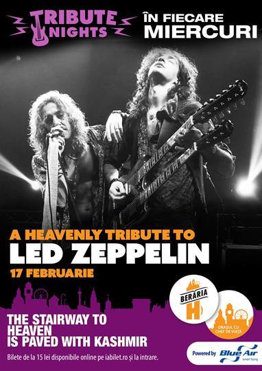 Concert A Heavenly Tribute To Led Zeppelin, Wednesday, 17 February 2016 20:00, Beraria H
