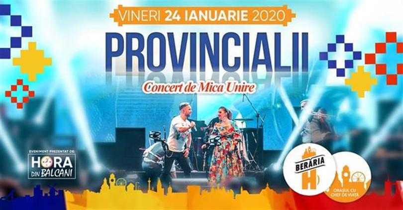 Concert Provincialii // 24 ianuarie // Berăria H, vineri, 24 ianuarie 2020 20:30, Beraria H