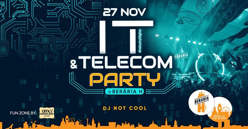 Concert IT & Telecom Party @ Berăria H // #IndustryNights, miercuri, 27 noiembrie 2019 20:30, Beraria H