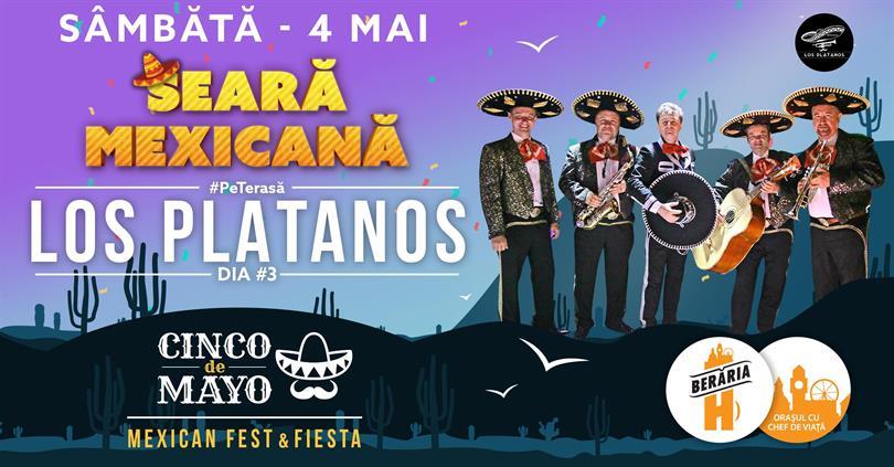 Concert Seară Mexicană #PeTerasă cu Los Platanos - Dia 3, sâmbătă, 04 mai 2019 19:00, Beraria H