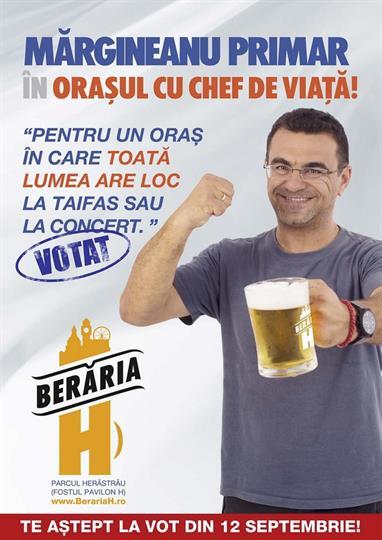 Concert VOTE for Mihai Margineanu on September 12th!, Friday, 12 September 2014 20:00, Beraria H