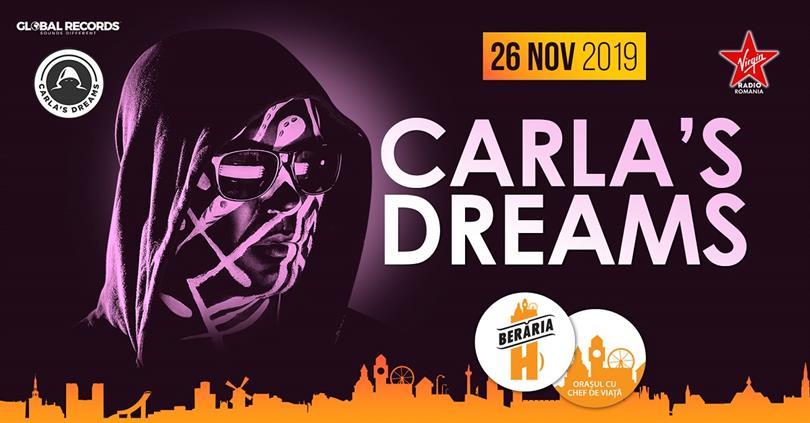 Concert Carla’s Dreams // 26 noiembrie // Berăria H, marți, 26 noiembrie 2019 19:30, Beraria H