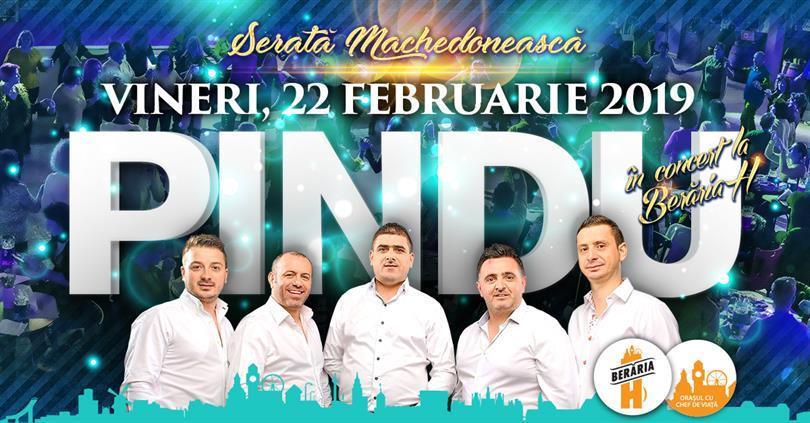 Concert Serată Machedonească: Pindu în concert la Berăria H, vineri, 22 februarie 2019 20:00, Beraria H