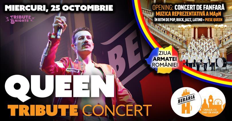 Concert Queen Tribute w/ MerQury Legacy (IT) @ Tribute Nights, miercuri, 25 octombrie 2017 20:00, Beraria H