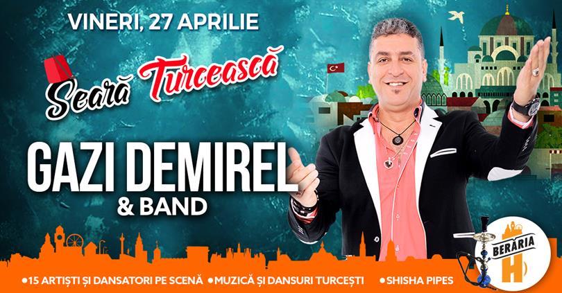 Concert Seară Turcească: Gazi Demirel & Habibis Band, vineri, 27 aprilie 2018 20:00, Beraria H