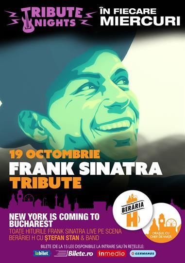 Concert Frank Sinatra Tribute, miercuri, 19 octombrie 2016 20:00, Beraria H