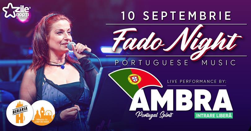 Concert Fado Night #PeTerasă cu Ambra | Berăria H, joi, 10 septembrie 2020 18:45, Beraria H