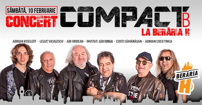 Concert Compact B @ Berăria H, Saturday, 10 February 2018 18:00, Beraria H