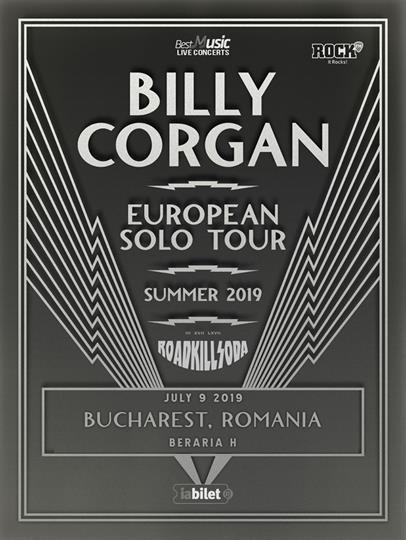 Concert Billy Corgan (Smashing Pumpkins) - 9 iulie - Berăria H, marți, 09 iulie 2019 19:00, Beraria H