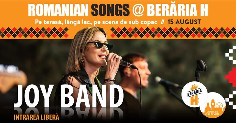 Concert Romanian Songs #live cu JOY Band I #ByTheLake, joi, 15 august 2024 17:30, Beraria H